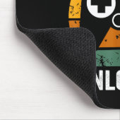 Funny New Dad Shirt Dad Of Girls Level Unlocked Te Mousepad (Ecke)