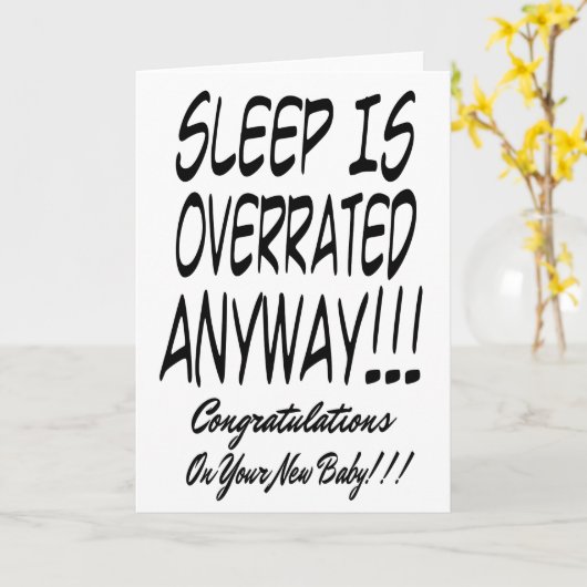 Funny New Elterns Glückwunsch Karte (Gelbe Blume)