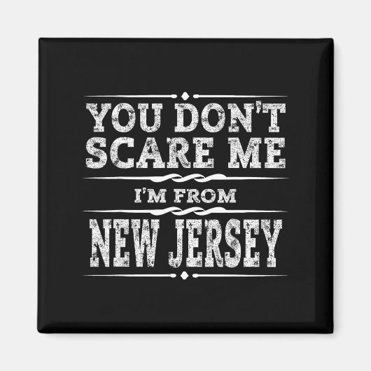 Funny New Jersey Home Garden State Gift Magnet (Vorne)