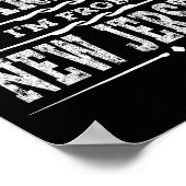 Funny New Jersey Home Garden State Gift  Poster (Ecke)