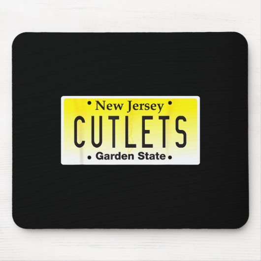 Funny New Jersey Italian American Devito Nj Cutlet Mousepad (Vorne)