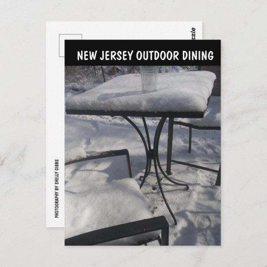 FUNNY NEW JERSEY OUTDOOR ESSOREN POSTCARDS POSTKARTE (Vorne/Hinten)