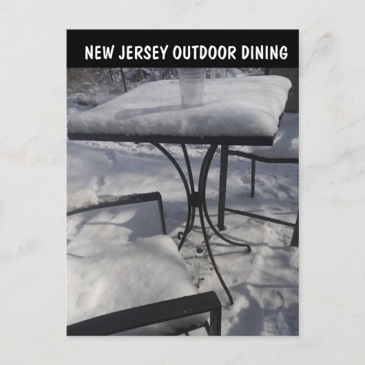 FUNNY NEW JERSEY OUTDOOR ESSOREN POSTCARDS POSTKARTE (Vorderseite)