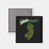 Funny New Jersey Weed Weed Culture  Magnet (Vorderseite/Rückseite)