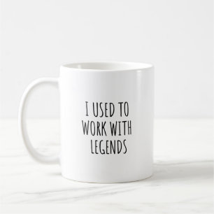 Funny New Job Coworker Verlasst Viel Glück Kaffeetasse