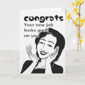 funny new job inspiration karte (Gelbe Blume)