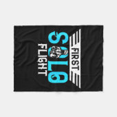 Funny New Lot Design First Solo Flight Aircraft Lo Fleecedecke (Vorderseite (Horizontal))