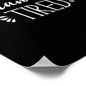 Funny New Mother And Father Gift, Permanently Tire Poster (Ecke)