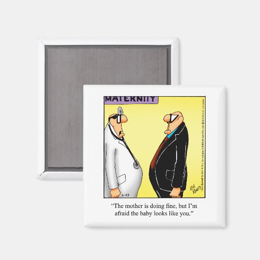 Funny New Parents Spaß Magnete Magnet (Vorderseite/Rückseite)