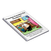 Funny New Parters Spaß Notebook Notizblock (Rechte Seite)
