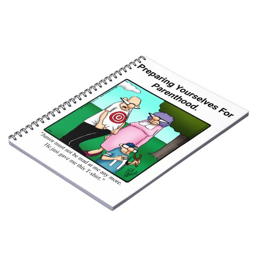 Funny New Parters Spaß Notebook Notizblock (Linke Seite)