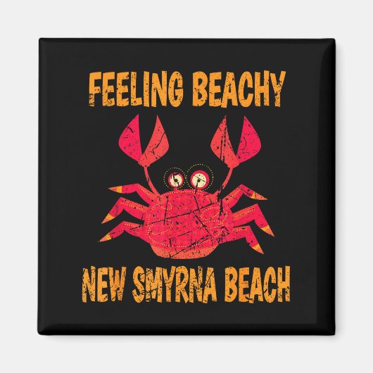 Funny New Smyrna Beach Vacation Summer Quote For M Magnet (Vorne)