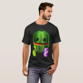 Funny New Sport Fußball WATERMELON MAN T-Shi T-Shirt (Vorne ganz)