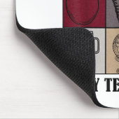 Funny New Teacher Quote In My Teacher Era Cool Tea Mousepad (Ecke)