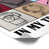 Funny New Teacher Quote In My Teacher Era Cool Tea Poster (Ecke)