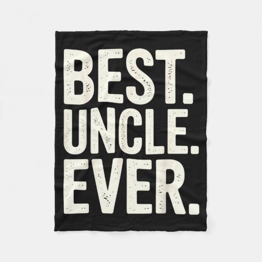 Funny New Uncle Art For Uncle Men From Nephew Niec Fleecedecke (Vorderseite)