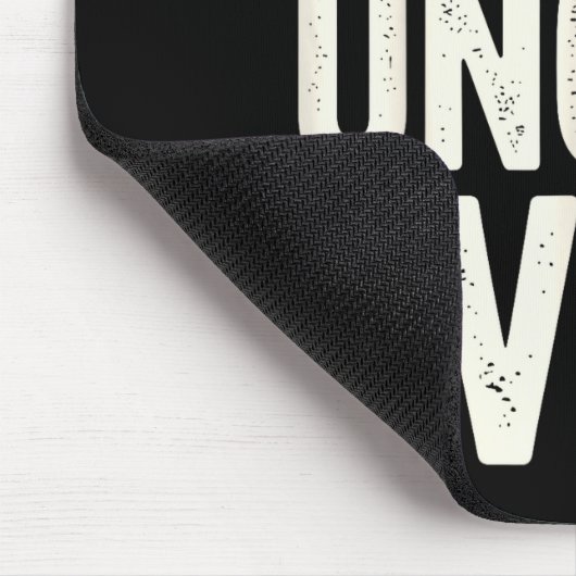 Funny New Uncle Art For Uncle Men From Nephew Niec Mousepad (Ecke)