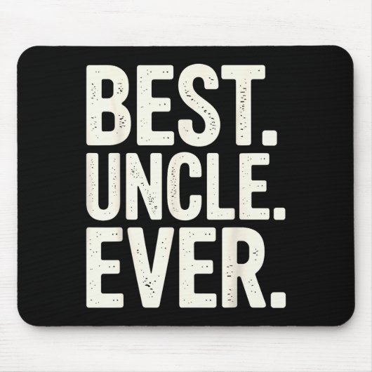 Funny New Uncle Art For Uncle Men From Nephew Niec Mousepad (Vorne)