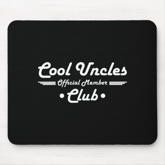 Funny New Uncle Pregnancy Announcement Cool Uncles Mousepad (Vorne)