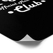 Funny New Uncle Pregnancy Announcement Cool Uncles Poster (Ecke)