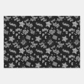 Funny New Year 2021 Metallic Balloons Bye 2020 Geschenkpapier Set (Vorderseite 2)