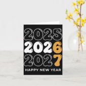 Funny New Year 2026 Kids Six Seven 67 Meme  Karte (Gelbe Blume)