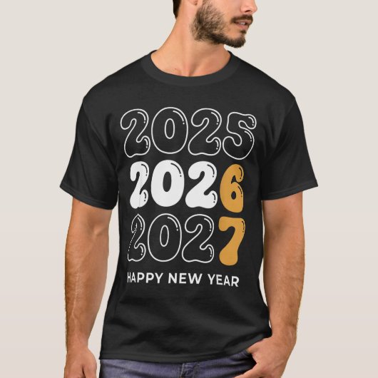 Funny New Year 2026 Kids Six Seven 67 Meme T-Shirt (Vorderseite)