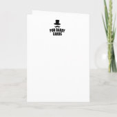 Funny New Year Holiday Worry Karte (Rückseite)