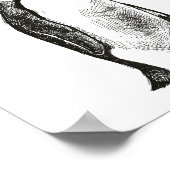 Funny New Year Same Baka Life Humor Penguin Joke Poster (Ecke)