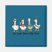 Funny New Year Same Silly Goose Happy New Year 202 Magnet (Vorne)