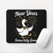 Funny New Year Same Silly Goose Happy New Year 202 Mousepad (Mit Mouse)