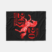Funny New Years - Happy Chinese New Year 2026 - Fi Fleecedecke (Vorderseite (Horizontal))