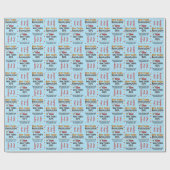 Funny New Years Resolution © Wrapping Paper Geschenkpapier (Flach)