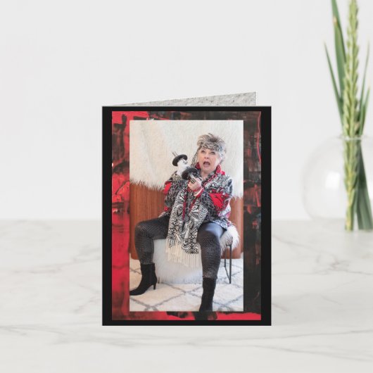 Funny New Year's Resolutions Falted Grußkarte Karte (Vorderseite)