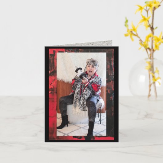 Funny New Year's Resolutions Falted Grußkarte Karte (Gelbe Blume)