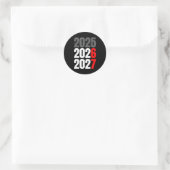 Funny New Years Shirts 67 Meme Boys New Years 2026 Runder Aufkleber (Tasche)