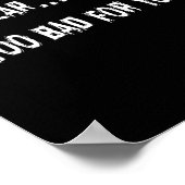 Funny New Years Shirts Sarcastic New Year Same Me  Poster (Ecke)