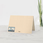 Funny New York Christmas Karte (Rückseite)