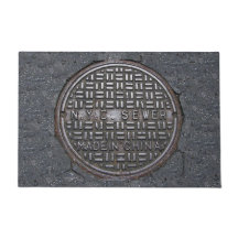 Funny New York City NYC Sewer Cover Novelty