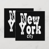 Funny New York Einladung (Vorne/Hinten)