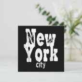 Funny New York Einladung (Stehend Vorderseite)