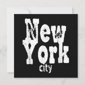 Funny New York Einladung (Rückseite)