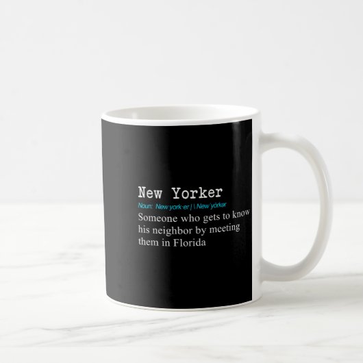 Funny New Yorker Dictionary Definition Gif  Kaffeetasse (Rechts)