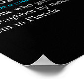 Funny New Yorker Dictionary Definition Gif  Poster (Ecke)