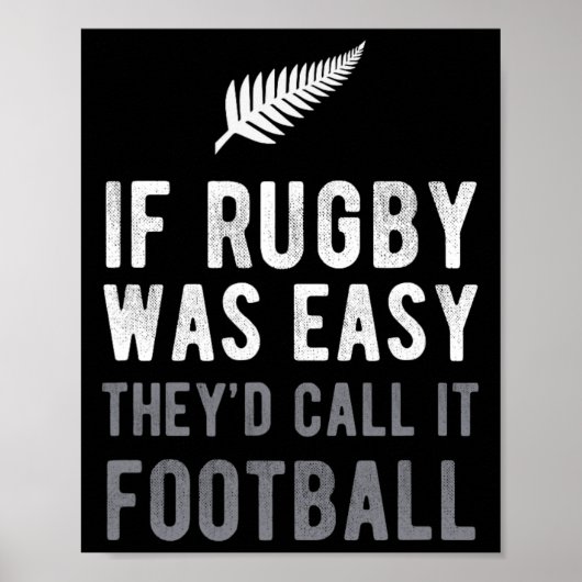 Funny New Zealand Rug Poster (Vorne)