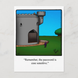 Funny "New Zuhause" Ankündigung Postcard