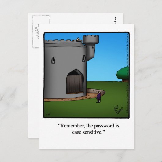 Funny New Zuhause Announction Postcard Ankündigungspostkarte (Vorne/Hinten)