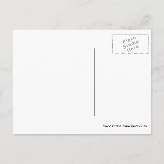 Funny New Zuhause Announction Postcard Ankündigungspostkarte (Rückseite)