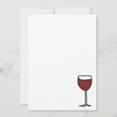 Funny New Zuhause Wine Ankündigung (Rückseite)