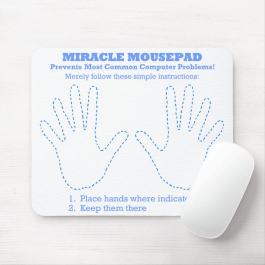 Funny Newbie First PC oder Laptop Computer Mousepa Mousepad (Mit Mouse)